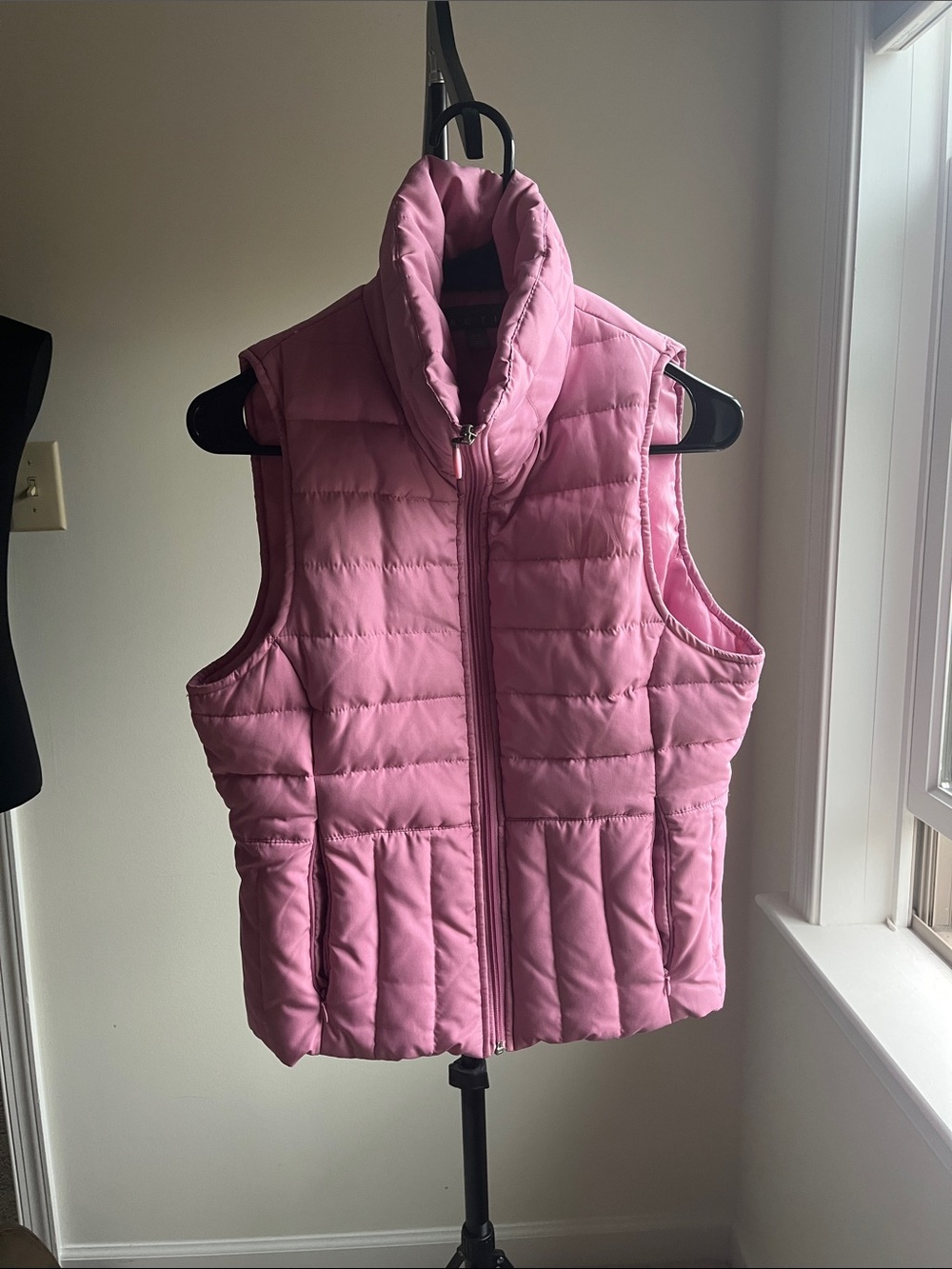 Kenneth Cole Reaction Girls' Pink Quilted Puffer Vest- S